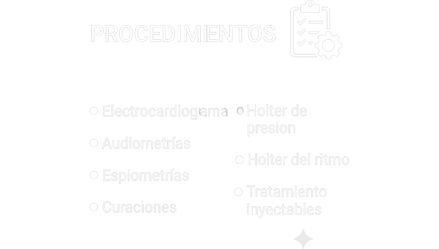 Procedimientos